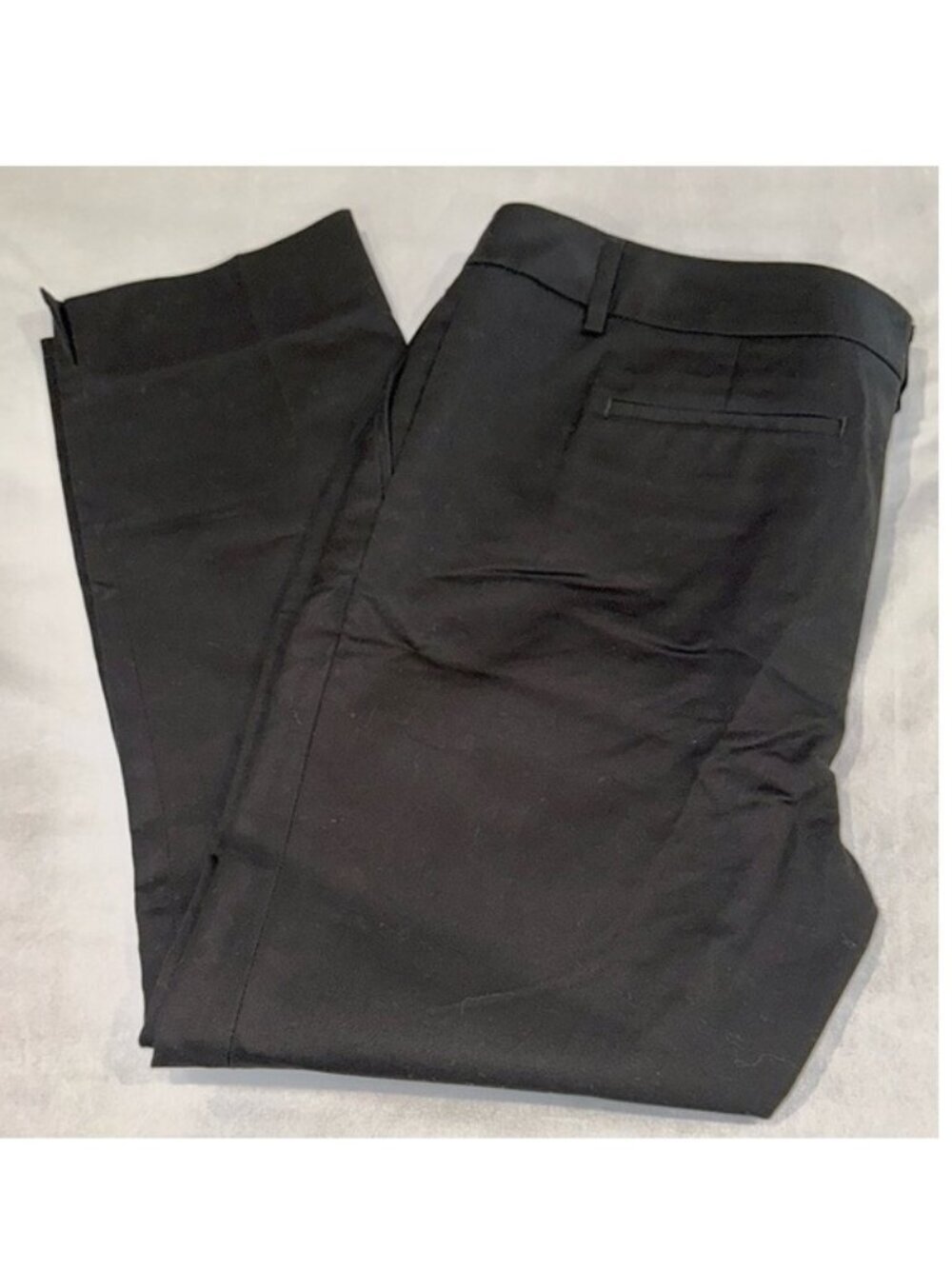 Dalia Capris Trousers Black Women’s Belt Loops Size 12